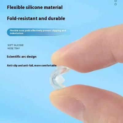1Set Silicone Glasses Nose Pad Airbag Soft Air Non-Slip Air Cushion Boles With Screws Screwdrivers Eyeglasses Accessories