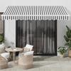 VidaXL Automatic Retractable Awning Anthracite and White 350x250 Cm, Awning, Door Awning, Garden Awning, Awning, 3310227