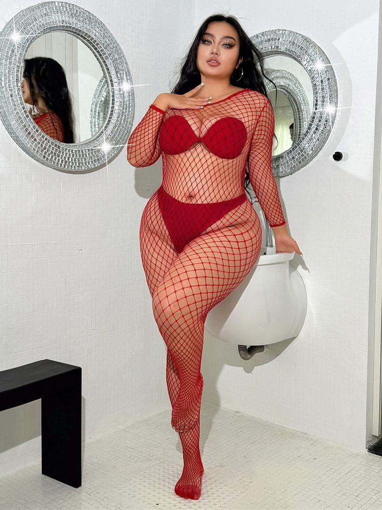 Erotic Sexy Lingerie Bodystocking Transparent Fishnet Pantyhose Tights Mesh Clothing Female Porn One Piece Full Body Stockings