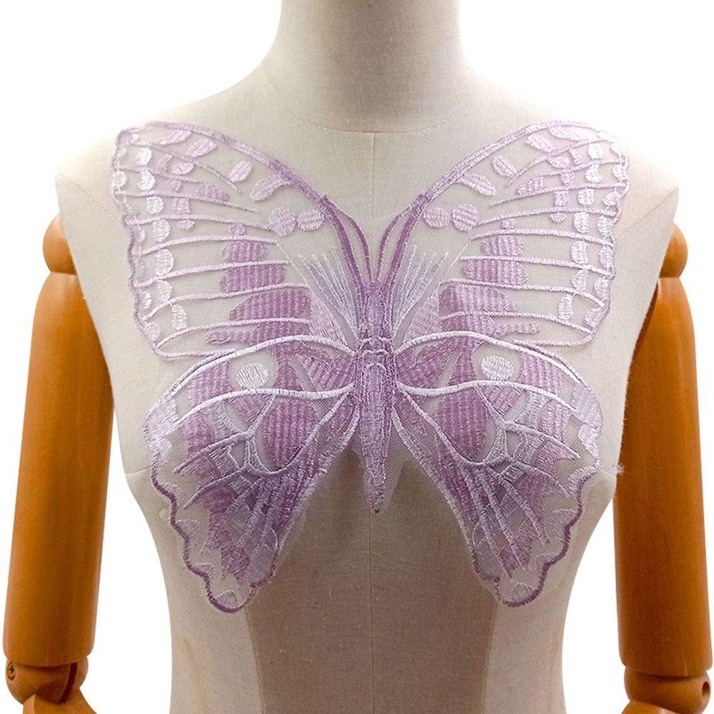 Spitze Hohl Schmetterling Kragen Blume Bestickt Brosche Anstecknadeln Korsage Reversnadeln Weiblich Frauen