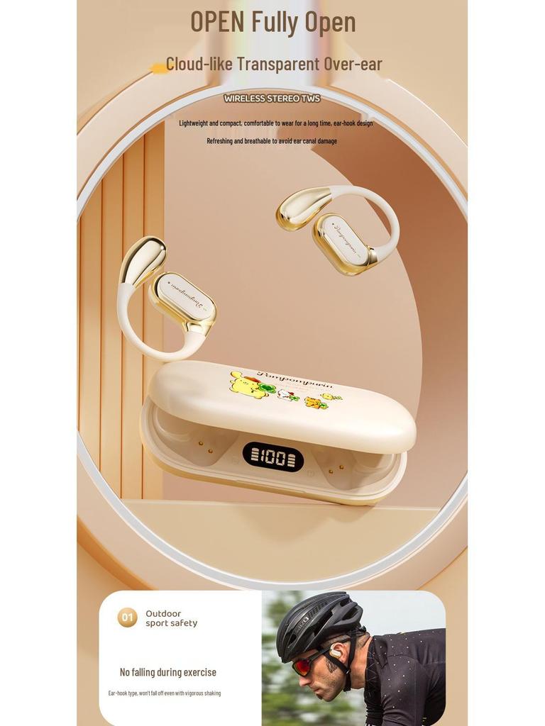 Sanrio Hello Kitty Bluetooth Wireless In-Ear Earphones for Sports & Gaming