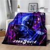 Film John Wick bedruckte Decke Picknickdecke Warme Decke Weich und bequem Heimreise Decke Bettwäsche Geburtstagsgeschenk