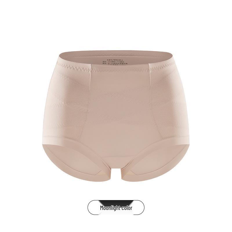 High-waisted Slimming Silk Underwear: Tummy Control & Butt Lifting