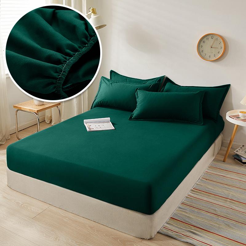 

Простыня на резинке из хлопка с резинками, нескользящие, регулируемые чехлы для матрасов для односпальной, двуспальной, двуспальной кровати, покрывало 140/160/200 см 140X200X30CM