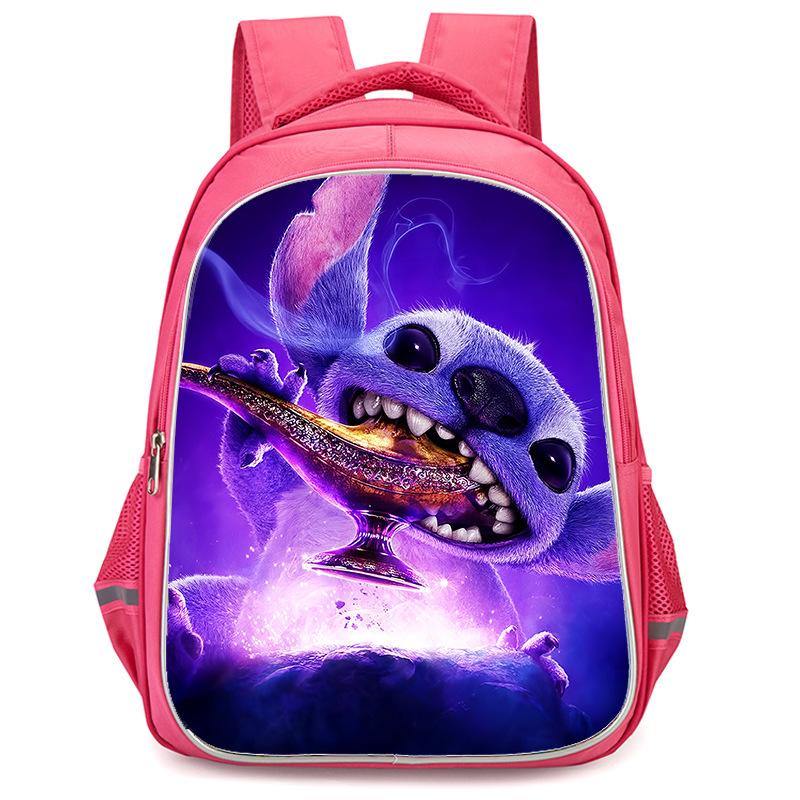 Stitch Peripheral Anime Backpack Men'S And Women'S School Bags