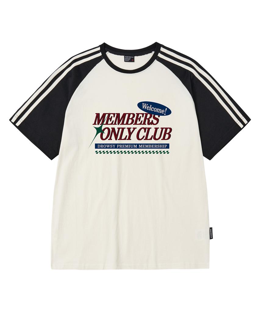 Deulousi Dw Club Raglan Short Sleeve T-Shirt 5 Colors