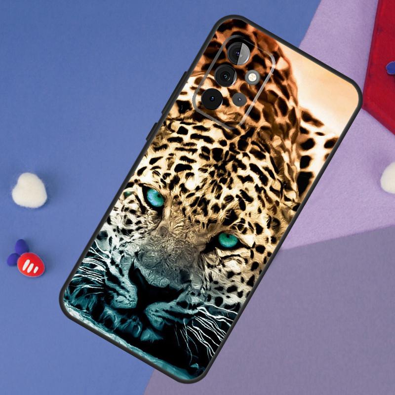 Cheetah Panther Snow Cheetah Case For Samsung Galaxy A13 A16 A26 A36 A56 A06 A55 A35 A15 A54 A34 A14 A53 A12 A22 A32 A52