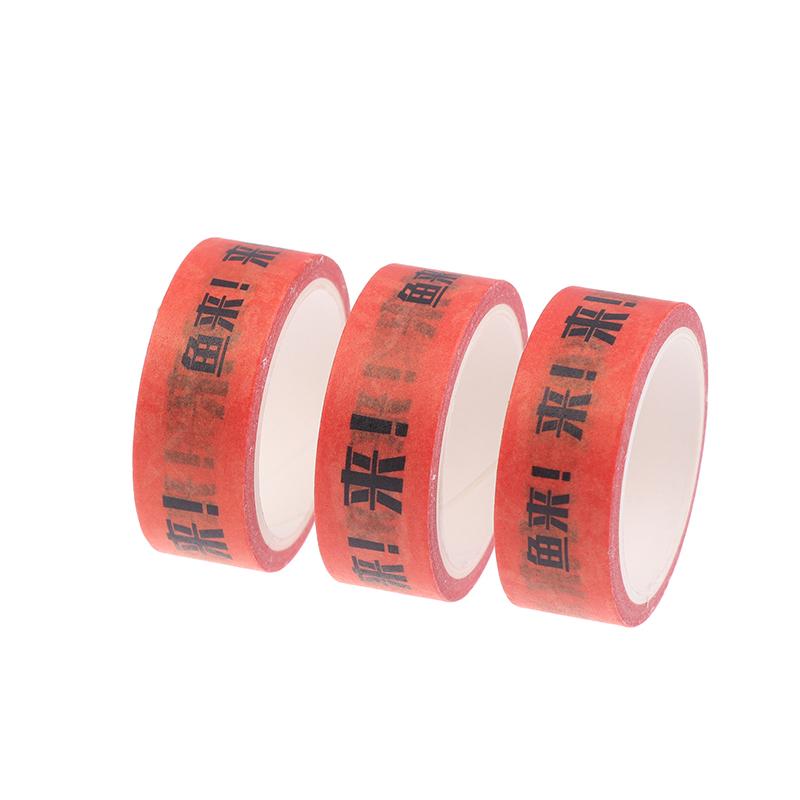 

3Pcs Fishing Tool Waterproof Line Stopper Sticker Adhesive Backing Universal For All Fishing Reels No-Residue Line Fixing Tape червоний