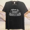 new cotton tshirt Brand summer  tshirt When In Doubt Skate It Out Short Sleeve Comfortable ONeck tees male teeshirt tops