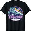 Jurassic Park Lila Retro Dinosaurier Szene T-Shirt