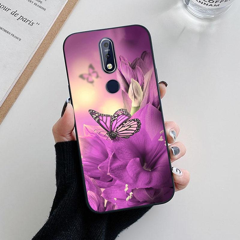 Pentru Nokia 5.1 Plus Carcasă Modă Silicon Moale Carcase Spate pentru Nokia 3.1 7.1 Husa Telefon etui Fundas Coajă Drăguță