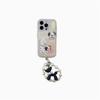 Frosted Spotted Dog for iPhone14promax Apple 16 Round Edge Phone Case 13 Creative 15 Chain Women
