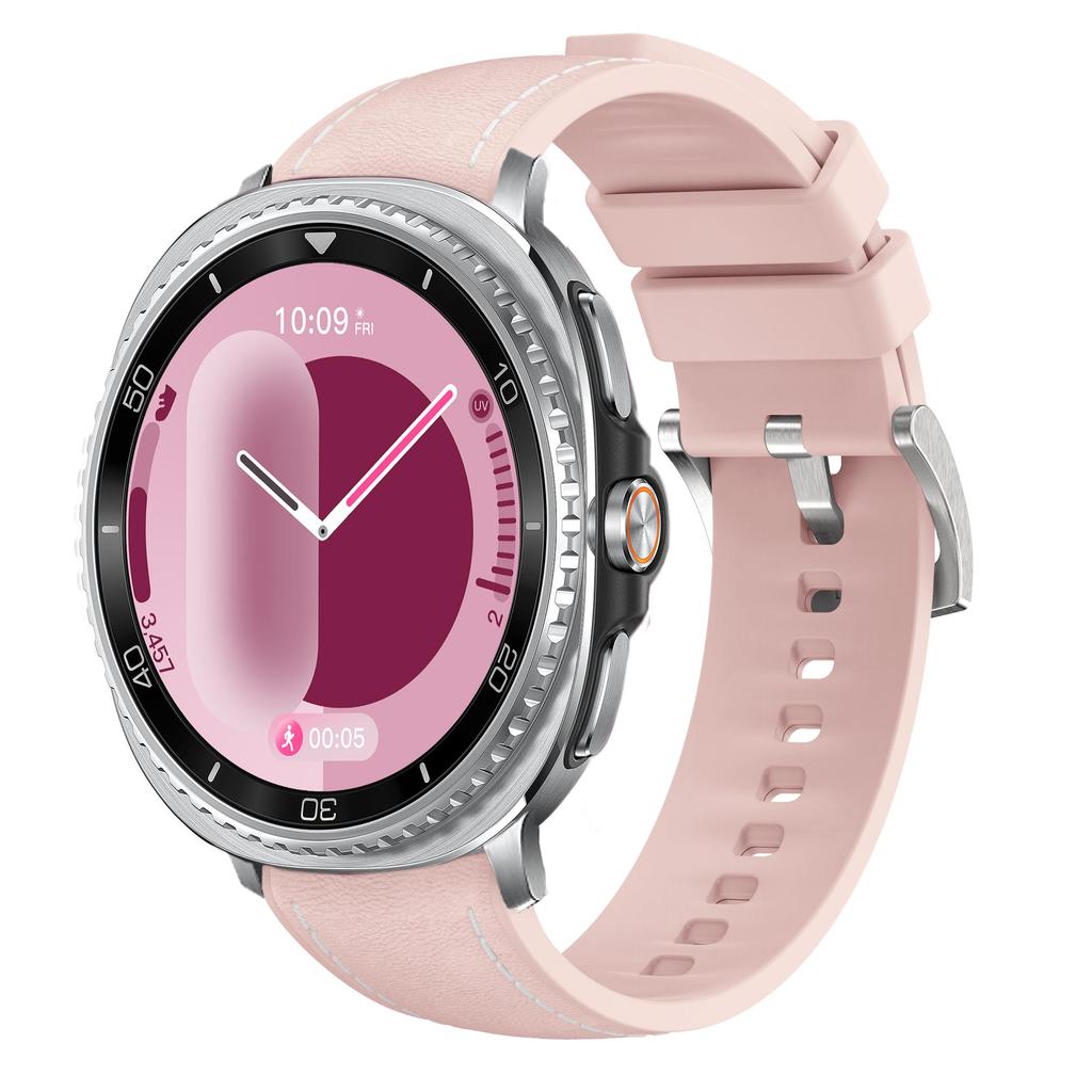 Leather Band For Samsung Galaxy Watch 8 44mm 40mm 8 classic 46mm silicone sport correa Bracelet Galaxy Watch 8 Strap accessories