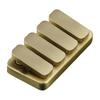 Metal Fidget Clicker Rectangle Shape Stress Relief Toy Classroom Office Desk Toy Golden Rectangle Fidget Piano Keys