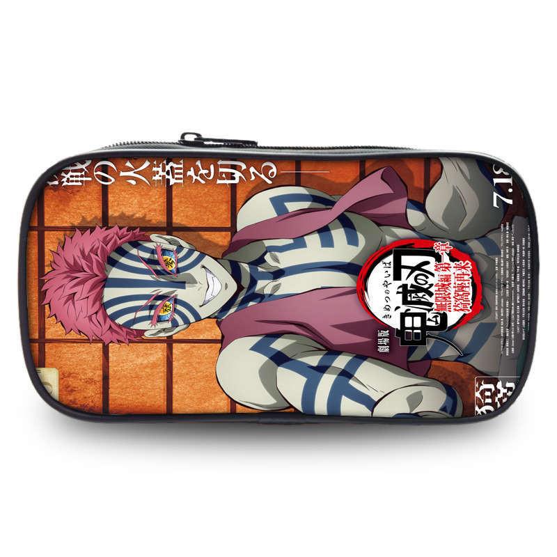 Demon Slayer Kimetsu No Yaiba Stationery Storage With Spacious Design For School And Gift Use