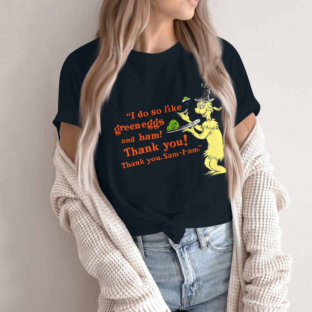 Women's Casual Fashion Street Slim Short Sleeve Printed T-Shirt Top