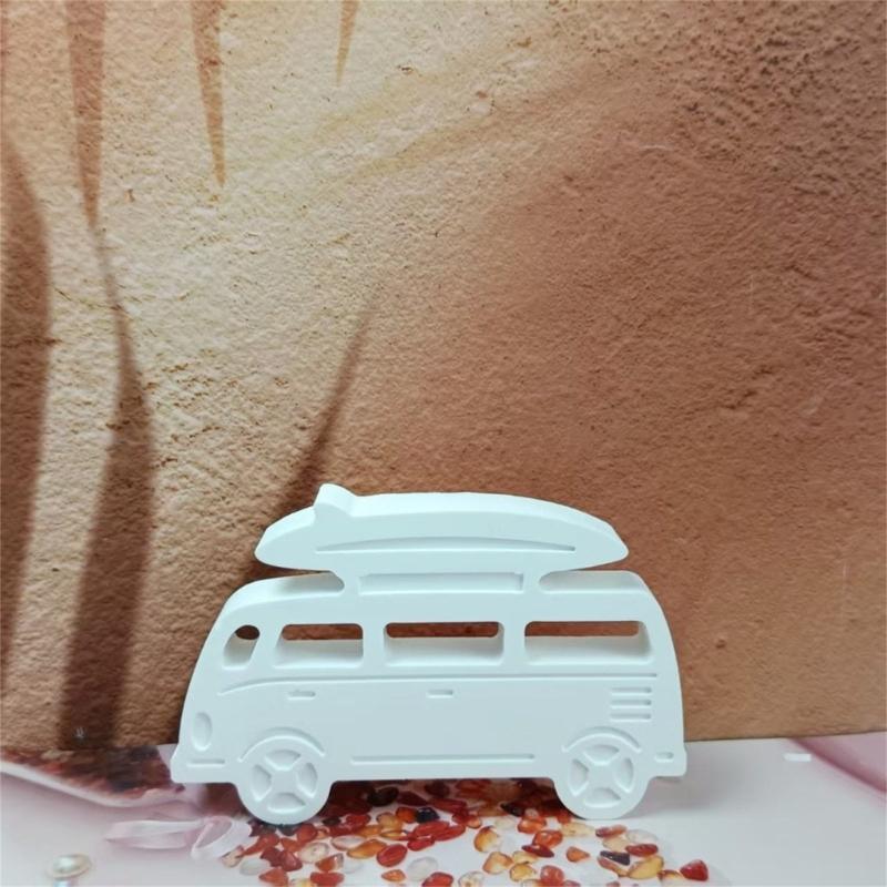 Camping Car Silicone Mould Camping Bus Candle Molds Ornament Molds Plasters Molds Casting Molds Epoxy Resin Molds