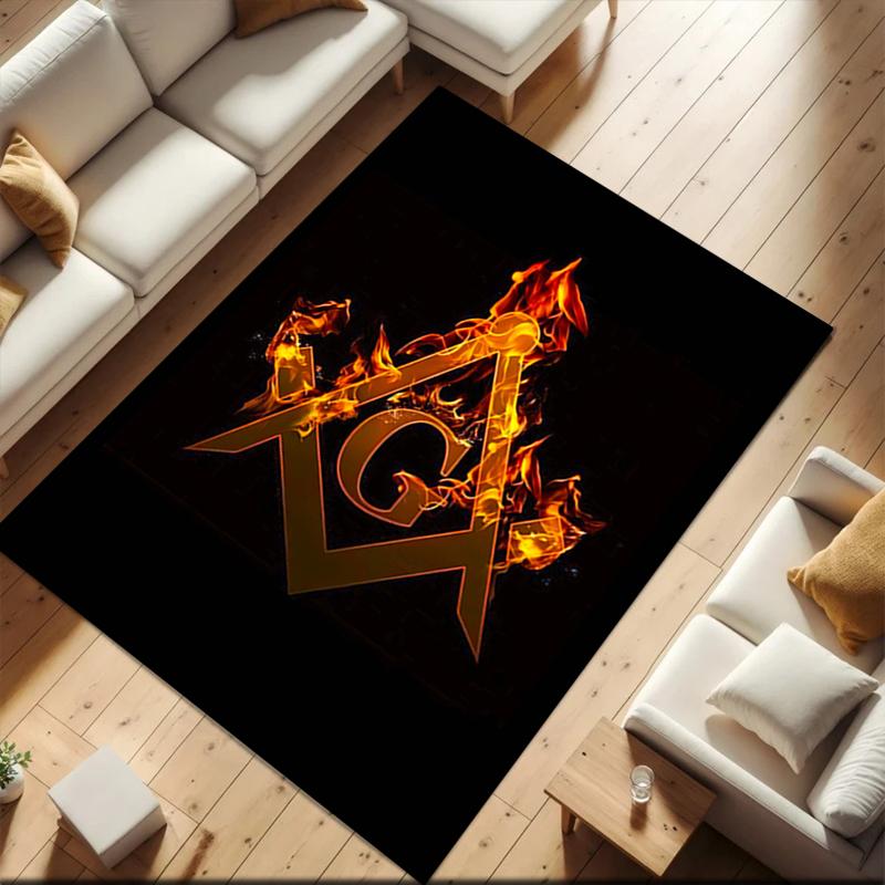 2026 New Style Illuminati All-Seeing Eye Carpet Rug for Living Room Bedroom Home Sofa Decoration,Kids play Non-slip Floor Mat