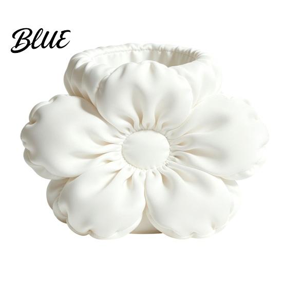 Unique Floral Desk Accessory Satin Flower Pen Holder Petal Design Organizer Durable Cute Stationery Holder for Colleagues PLA Desktop Storage