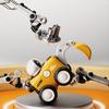 Excavator Childrens Cartoon Toy Car Bulldozer Whistle Astronaut Inertial Car  Summer Beach