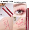 6 Color Automatic Soft Smooth Waterproof Eyeliner Gel Pen for Beginners, Easy to Color