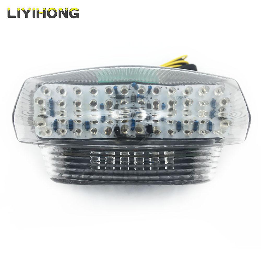 

For HONDA CBR600RR 2007 2008 2009 2010 2011 2012 Rear Tail Light Brake Turn Signals Integrated LED Light cbr 600rr 600 rr Clear 1