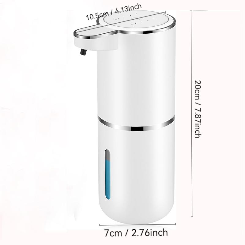 

Автоматический бесконтактный дозатор пенящегося мыла 400 мл USB перезаряжаемый дозатор электрический 4 уровня регулируемый дозатор пенящегося мыла насос