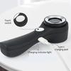 60X Handheld Magnifying Glass Adjustable Bright LED Light Rechargeable Magnifier