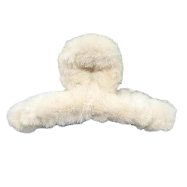 

Plush Hair Catchs Hair Barrettes for Thick Hair Furs Hair Claw Clips Jewelry