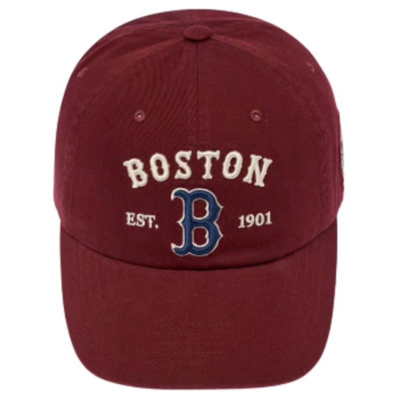 MLB Cotton Baseball Caps Unisex Red Fashion 3ACPB105N-43WID