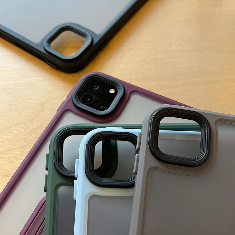 Translucent Integrated Stand Case for Apple iPad Air - Acrylic Creative Waterproof Shockproof Wear-resistant Cover for iPad Air/iPad mini/iPad Pro