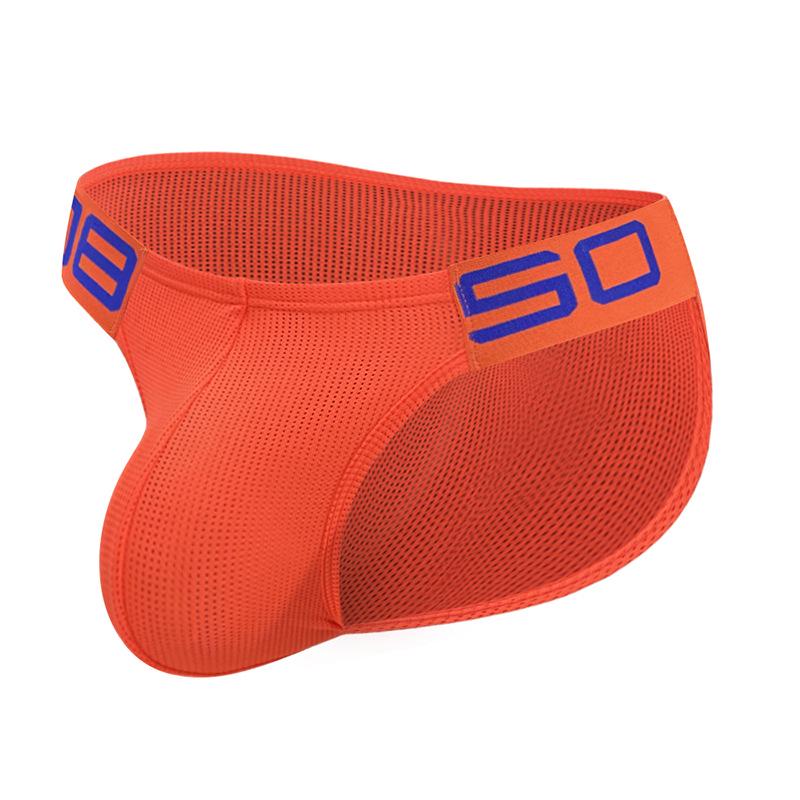 Herren Low Waist Mesh Dreiecks-Slips: Sexy, Atmungsaktiv, Hüfthebend, Ausbeulungsverstärkende Unterwäsche