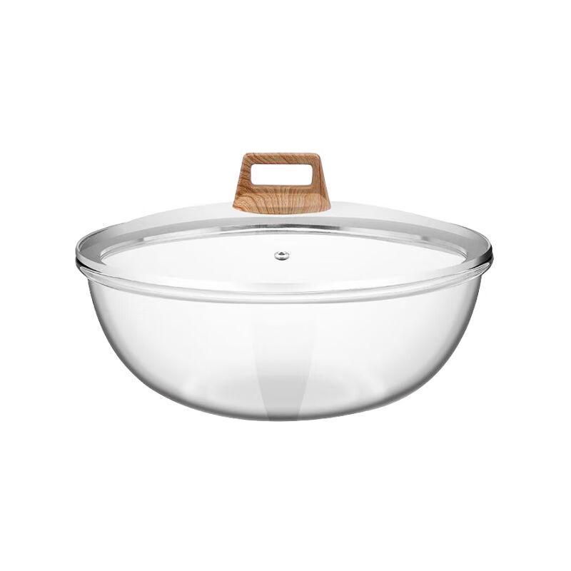 Qianxing 6,2L Große Glasrührschüssel mit Deckel