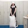 unifree Sweet Cool Girl Doll Collar Pleated A-line Dress