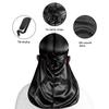 1pc Soft Satin Durag Lined Bonnet Unisex Hiphop Durag Hair Bonnet Household Shower Sleeping Cap Long Tail Hair Wrap Cover
