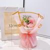 Cross-border Christmas Bobo Ball Soap Flower Gypsophila Dried Flower Spherical Bouquet Gift for Valentine’s Day