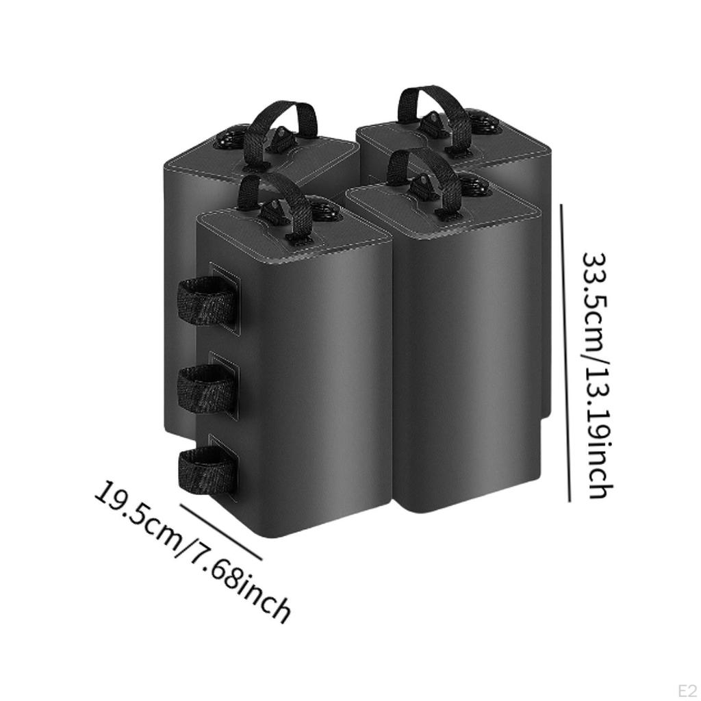 4 Pieces Canopy Weight Bags Tent Water Waterproof Practical Easy To Use