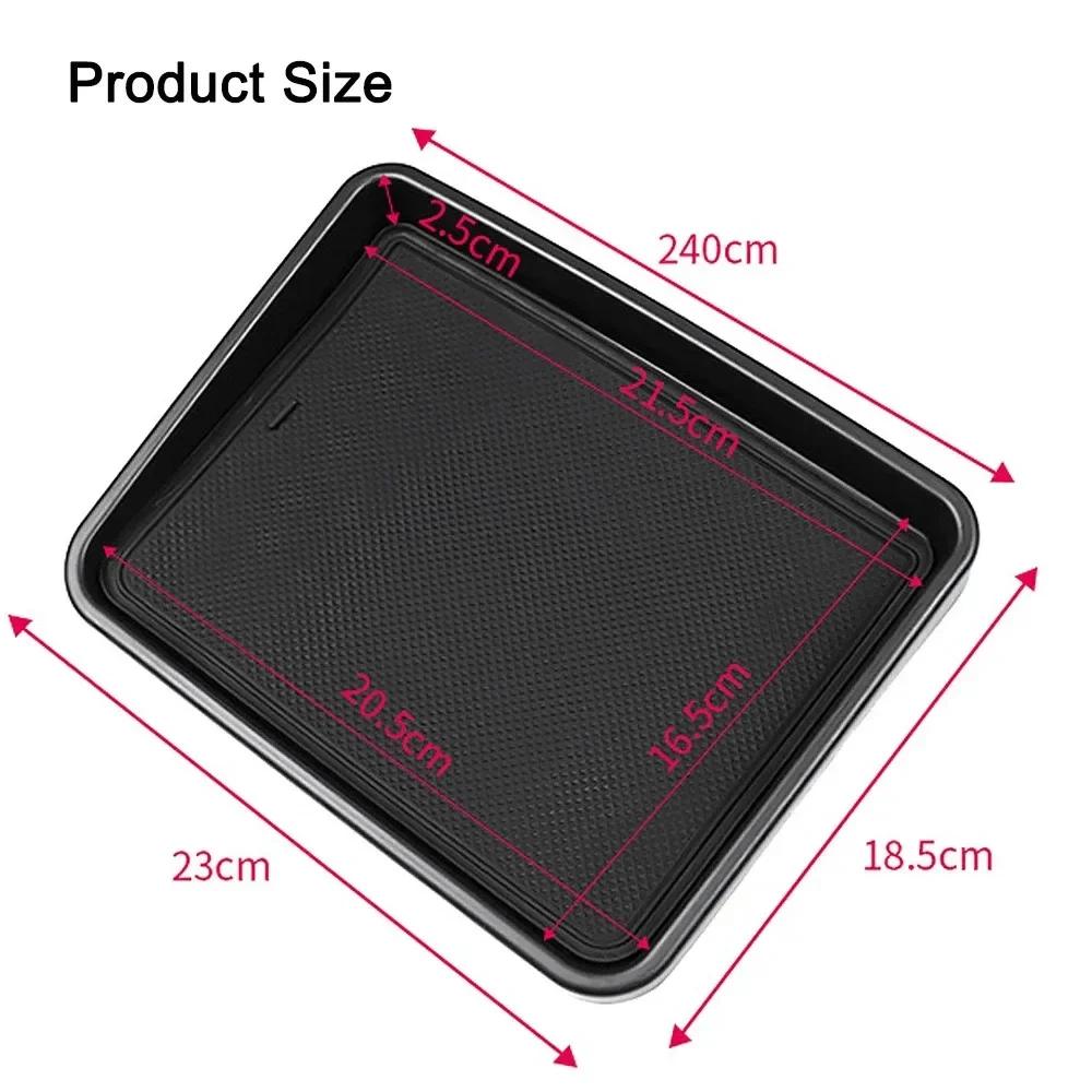 Car Center Console Storage Box Organizer Tray With Mat Pad for Suzuki Jimny 2019 2020 2025 2025 2025 Interior Accessories Black