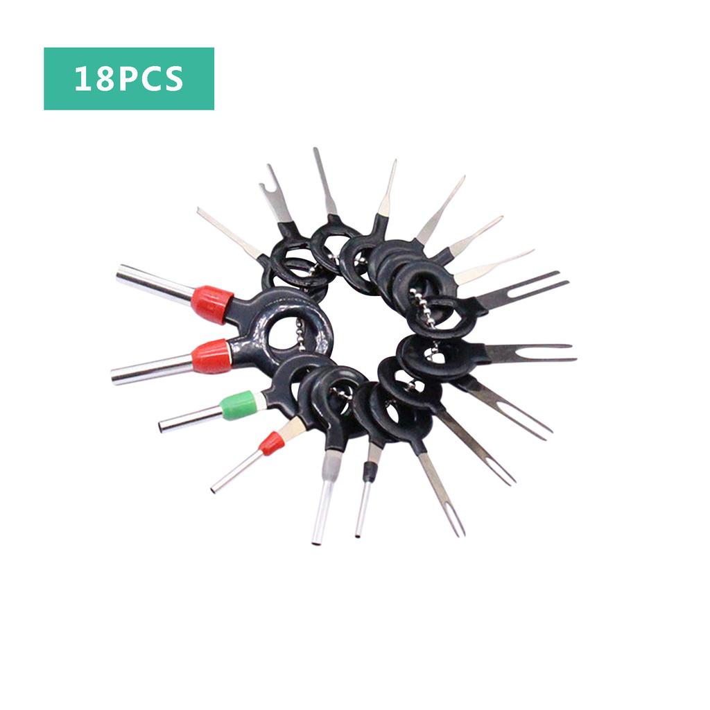 Buy 18Pcs Set Pin Ejector Wire Kit Extractor Auto Terminal Removal ...
