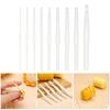 9Pieces White Acrylics Crochet Hook 3-10mm 12mm Ergonomic Handle Crochet Hook Needle for Beginner Experienced Hobbyist