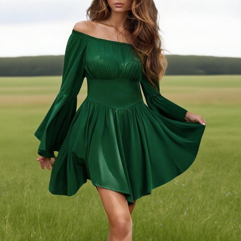 Renaissance Costume Women Medieval Pirate Corset Dress Off Shoulder Bells Sleeve Fairys Dress