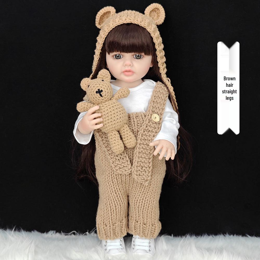 55cm Reborn Babydukke: Utkledningsjente Bursdagsgave Leke