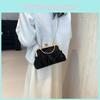 Unique Small Shoulder Bag For Women 2024 Summer Trendy Handbag With Chain Details