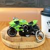 Motorcycle Cartoon Keychain Pendant with Double-Ring Hook Anti-Detachable Design Decompression Tool Keychain Accessory