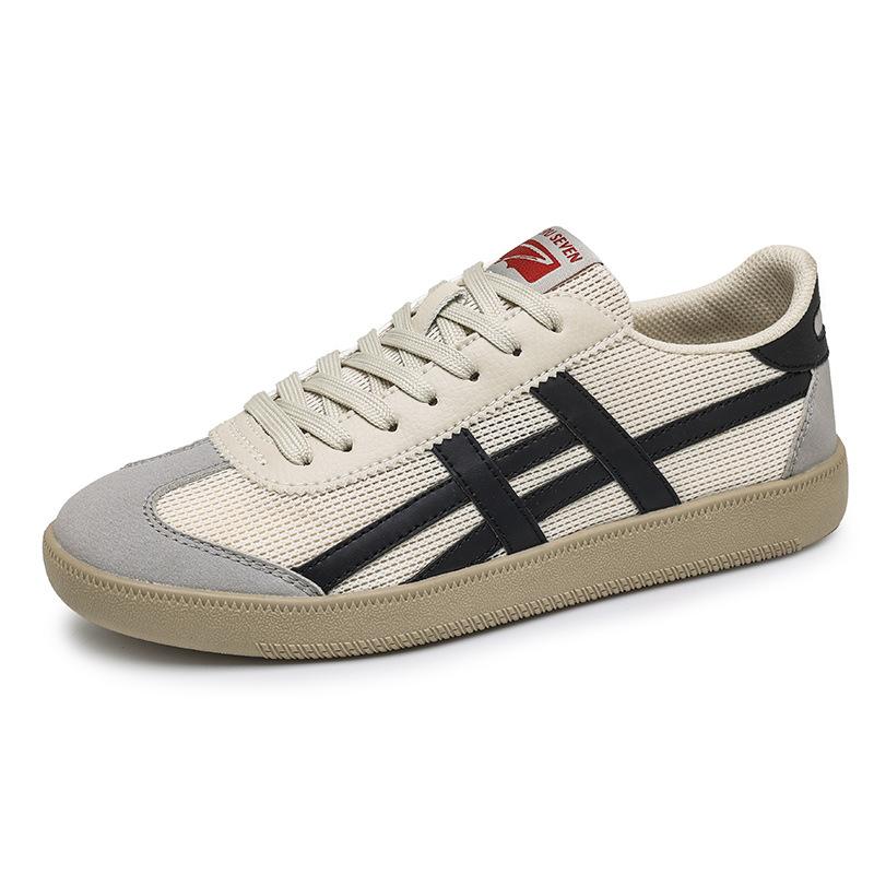 Mesh German Training Shoes Men's 2025 Summer Versatile Retro Low-top Board Shoes Breathable Casual Shoes Sports Mesh Men's Shoes