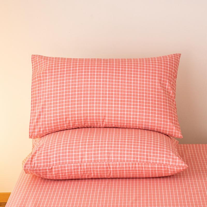 Plaid Style Pillowcase 100% Cotton Pillow Cover 48x74cm Cushion Covers Funda Almohada 2pcs Rectangle Pillowslip Soft Pillow Case