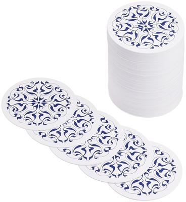 Daikoku Kogyo Paper Coasters, Ivy Pattern, Japan (100 Pieces) PKCF7001