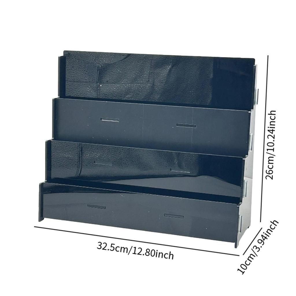 Acrylic Display Stand Sports Card Shelf Countertop Storage Tabletop Rack Holder