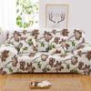 Eleganter Sofabezug mit Blumendruck für Ein- bis Viersitzer-Couches, weicher und strapazierfähiger Überwurf