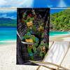 1pc Teenage Mutant Ninja Turtles Beach Towel, Beach and Seaside Swimming Pool Equipment, Fashion Pattern, Rectangular, Travel Essentials